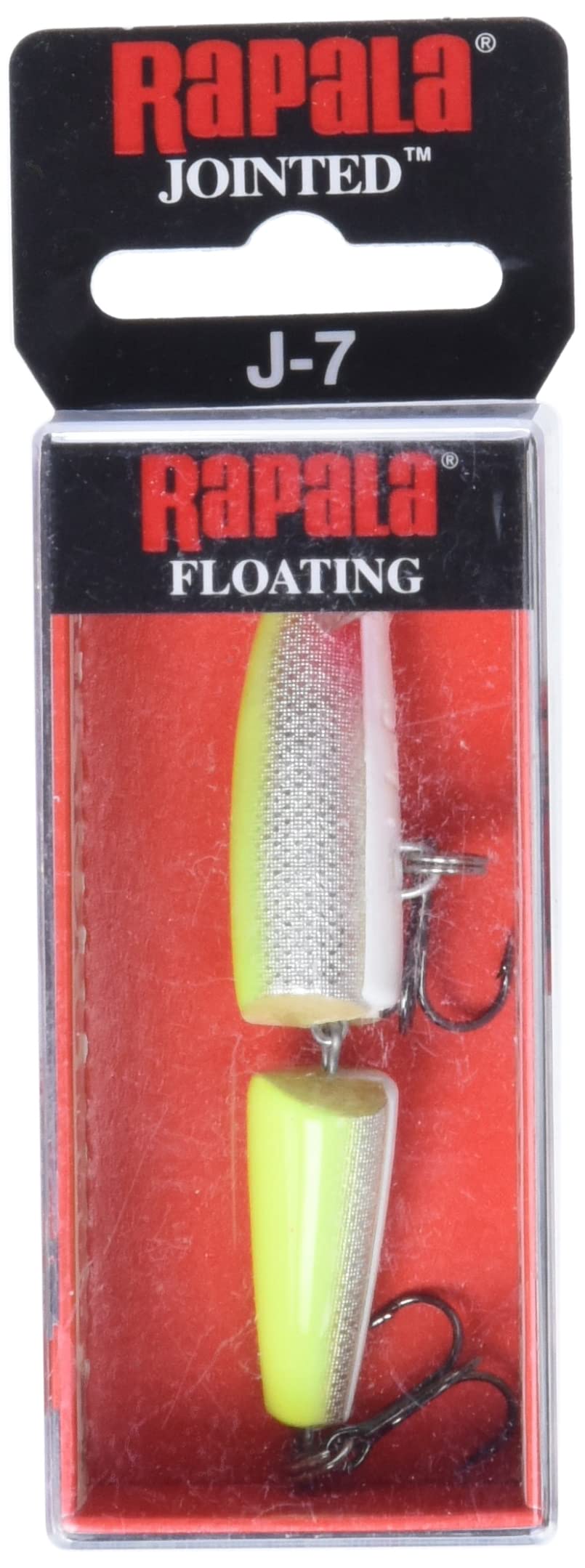 Rapala J07SFC jointed lure running straight and true during retrieval.