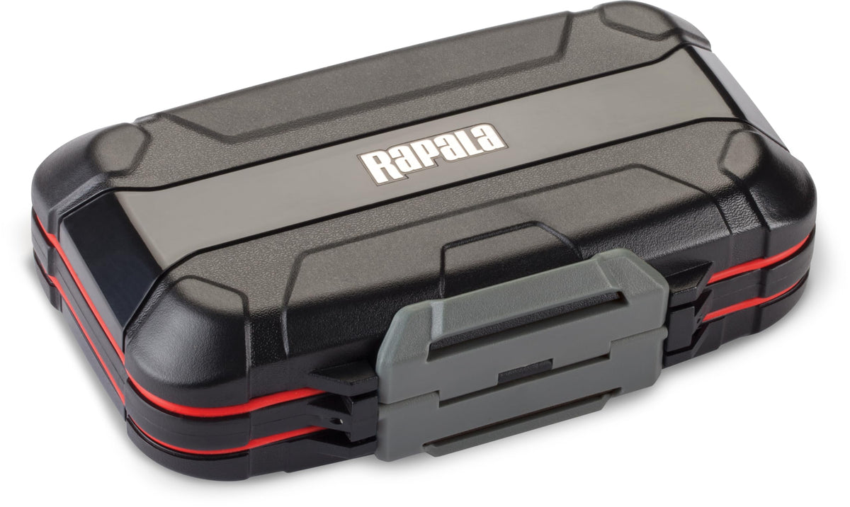 Rapala Jig Box Medium front view showing organized jig storage