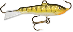 Rapala Jigging Rap 02 Glow Yellow Perch lure with glow color for enhanced visibility and enticing action