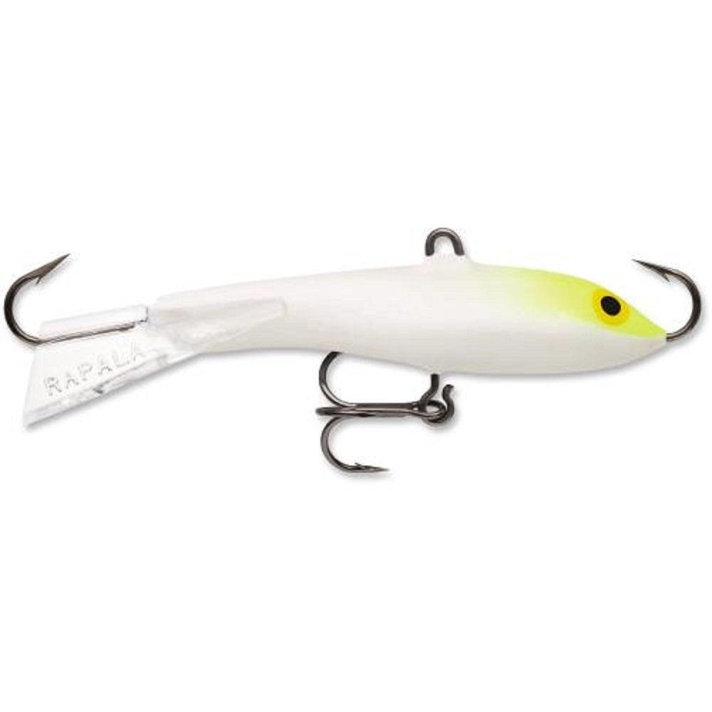 Rapala Jigging Rap 02 Glow lure glows for versatile ice and open-water jigging