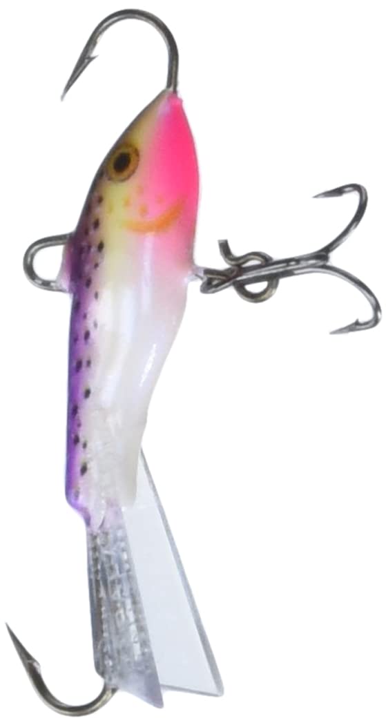 Rapala Jigging Rap 02 Purpledescent lure with lifelike minnow profile for freshwater jigging.