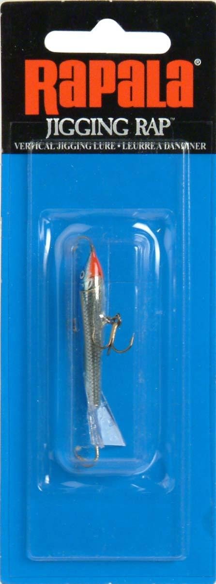 Rapala Jigging Rap 05 Chrome Blue lure for jigging and bottom-bouncing in freshwater.