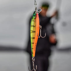 Rapala Jigging Rap 05 in water demonstrates balanced swimming action for suspended and bottom-bounce retrieves