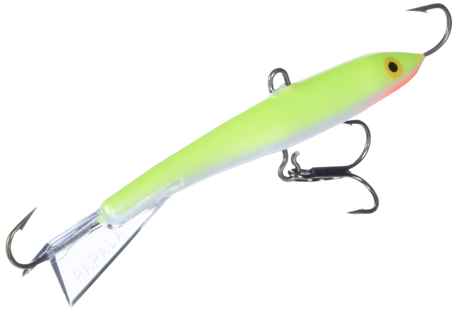 Rapala Jigging Rap 09 packaging image showing zinc weighting and color options