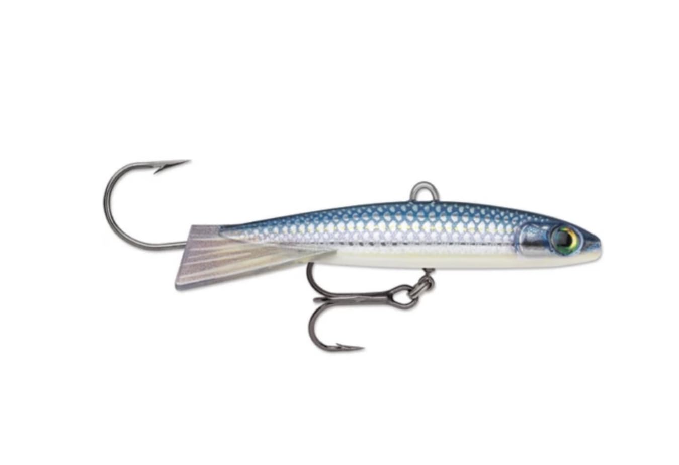 Rapala Jigging Rap Magnum showing vertical action to provoke targeted strikes.