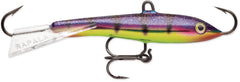 Rapala Jigging Rap Purple Shades lure for ice fishing and vertical jigging targeting walleye, pike, and perch.