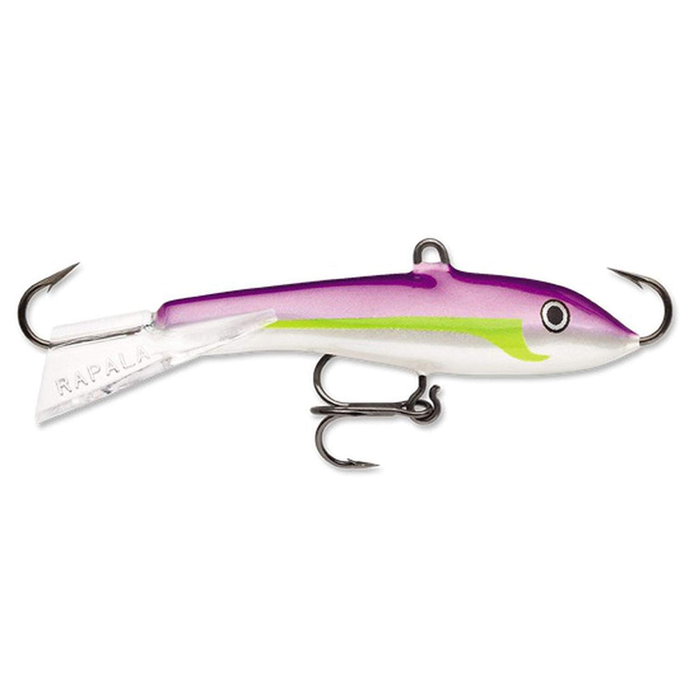 Rapala Jigging Rap in Regal Shad for precise vertical jigging in icy water