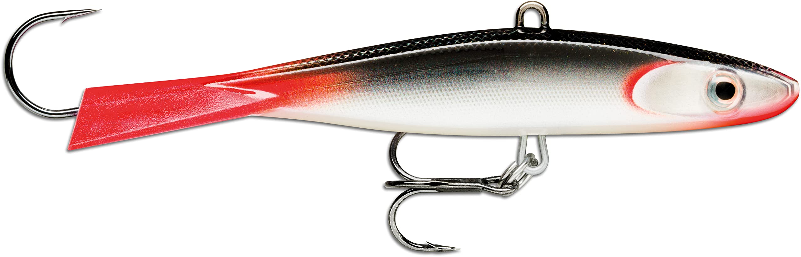 Rapala Jigging Shadow Rap lure in silver, ideal for multi-species winter jigging.
