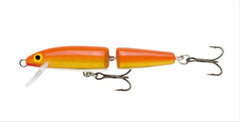 Rapala Jointed 05 lure in gold fluorescent red with lifelike action and versatile casting