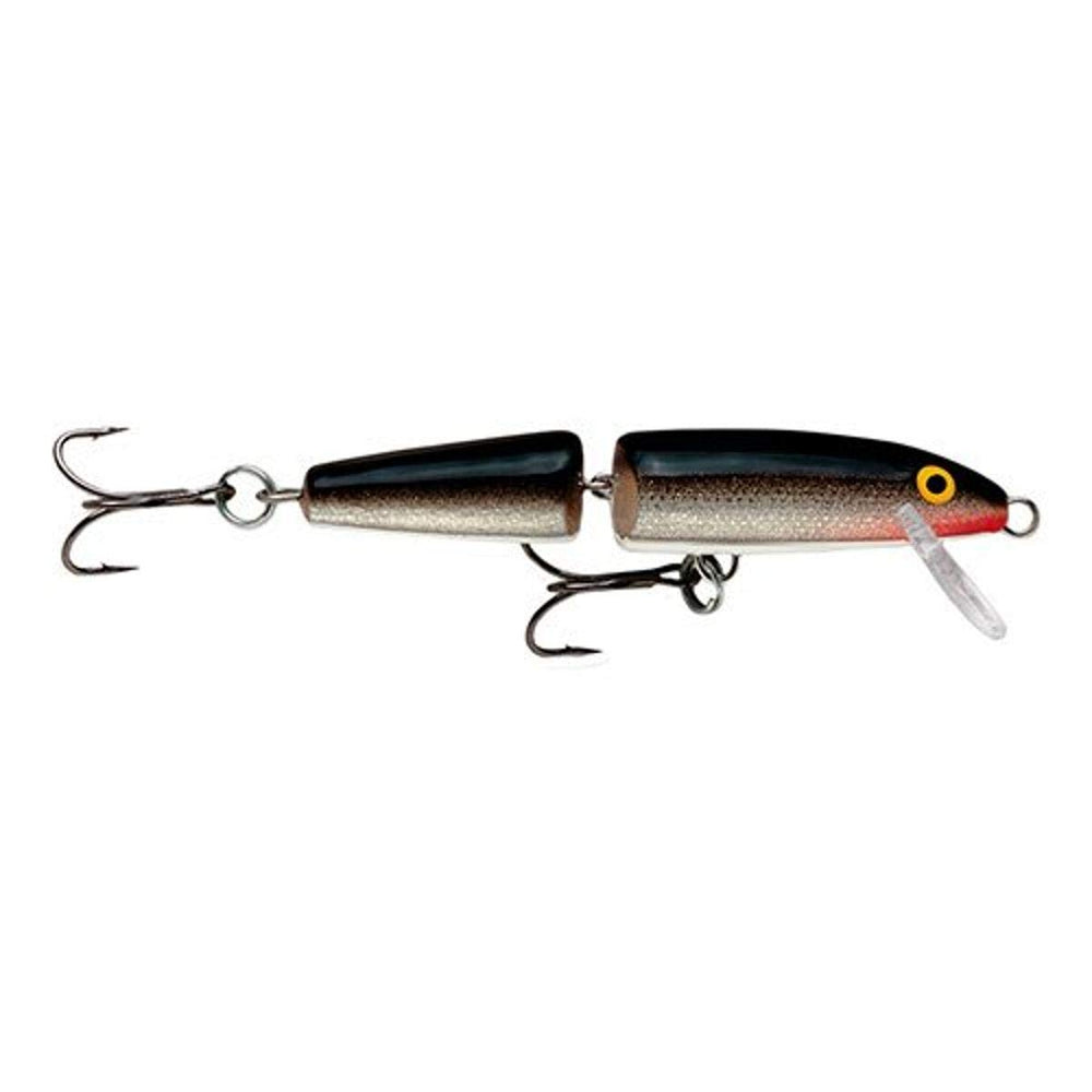 Rapala Jointed 07 Silver lure with jointed body delivers precise casts and lifelike distress action.