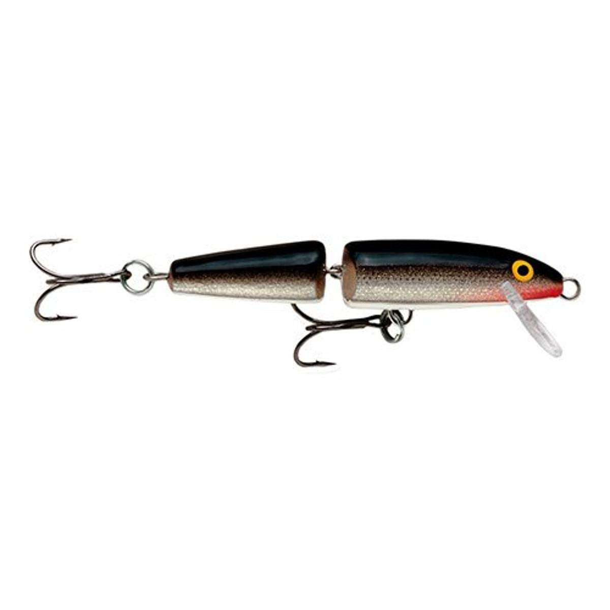 Rapala Jointed 07 Silver lure with jointed body delivers precise casts and lifelike distress action.
