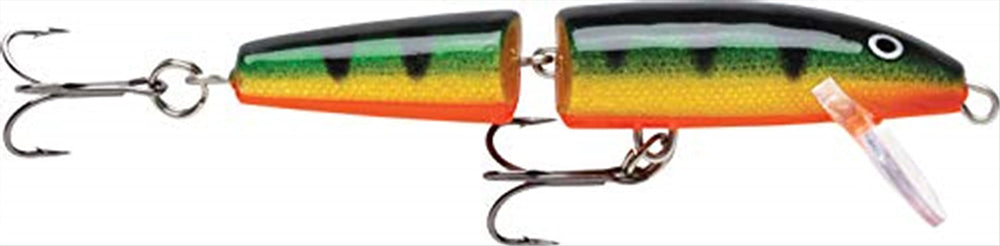 Rapala Jointed 11 Perch lure with broken-back action to entice wary perch