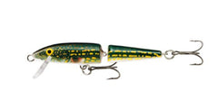 Rapala Jointed 11 Pike lure close-up showing jointed body for realistic action