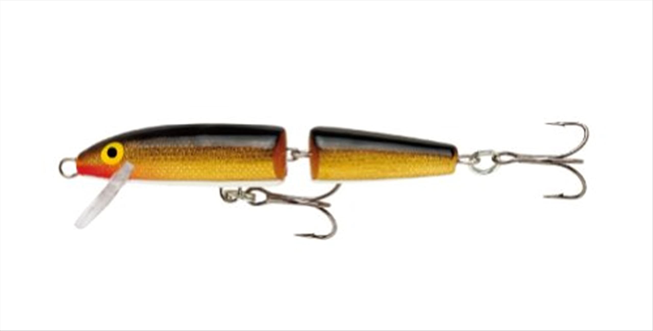 Rapala Jointed 13 Minnow lure with wide swimming action for bass, pike, and walleye.