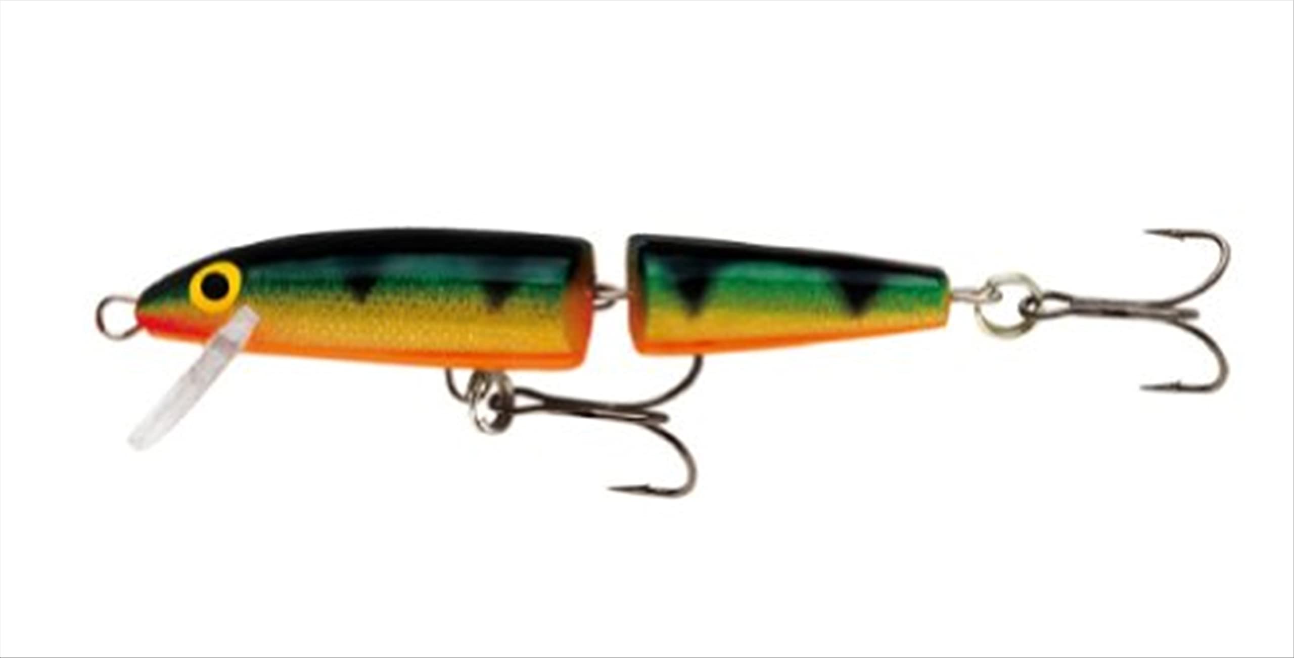 Rapala Jointed Lure Perch color with lifelike baitfish action for casting and trolling