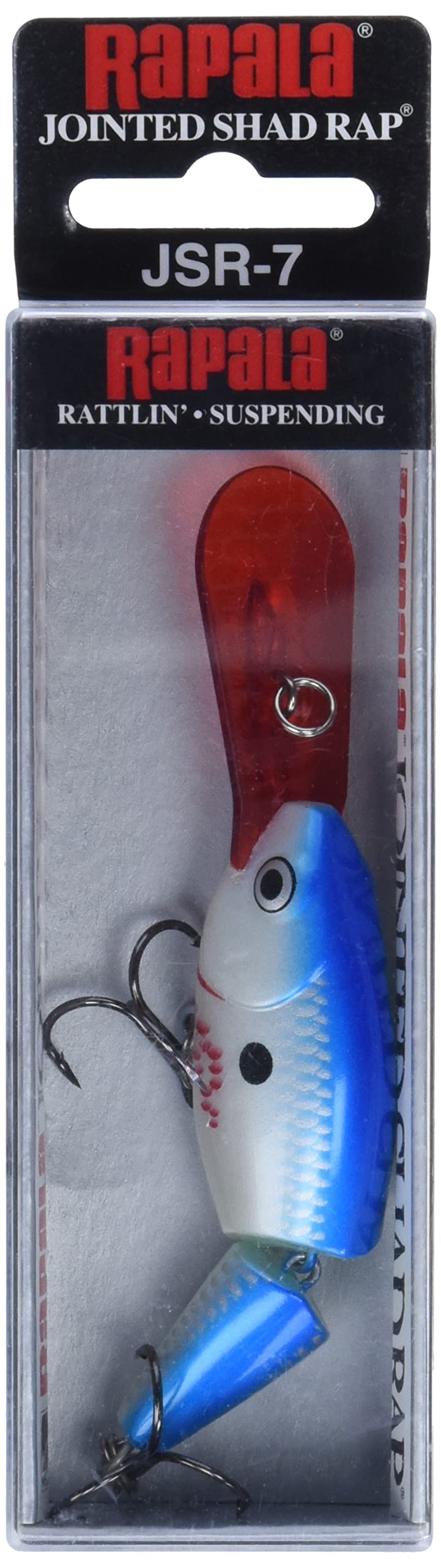 Lure in water with pause moment, showcasing suspending behavior.
