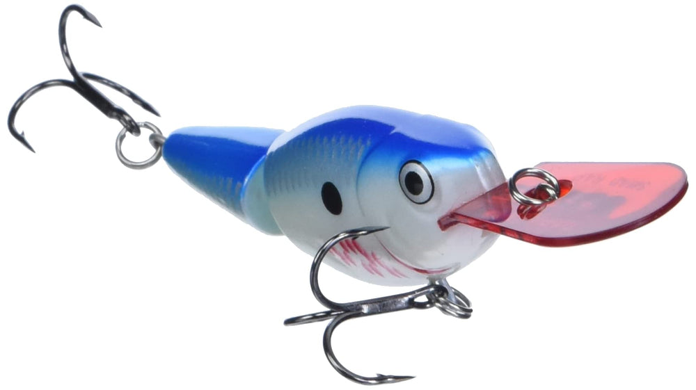 Bleeding Blue Shad color close-up emphasizing distressed minnow signal.