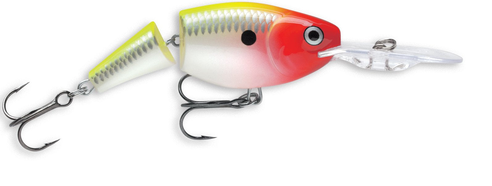 Rapala Jointed Shad Rap 07 Clown lure with lifelike wobble and rattle to entice wary fish