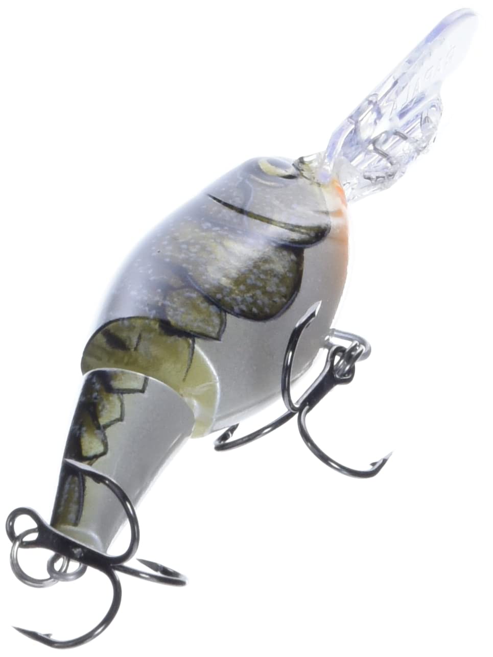 Rapala Jointed Shad Rap 07 Crawdad close-up highlights durable finish and VMC hooks.