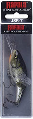 Rapala Jointed Shad Rap 07 Crawdad side profile reveals lifelike wounded-minnow appeal.
