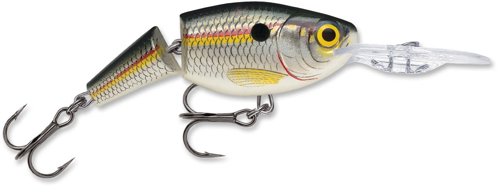 Rapala Jointed Shad Rap 07 in action, lifelike wounded minnow movement for enticing fish