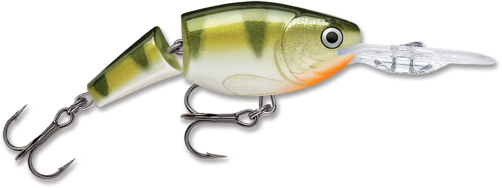 Rapala Jointed Shad Rap 07 lure in Yellow Perch delivers lifelike wounded-baitfish action for confident catches.