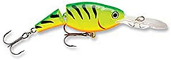Rapala Jointed Shad Rap Fireman 9 cm lure with lifelike finish to attract predators.