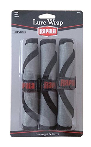 Rapala Lure Wrap Large provides durable lure protection during trips.