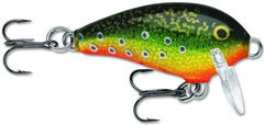 Rapala Mini Fat Rap 03 brook trout lure with tight swimming action for panfish