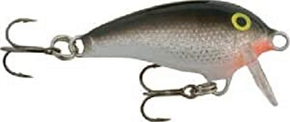 Rapala Mini Fat Rap 03 Silver lure for trout and panfish casting and trolling