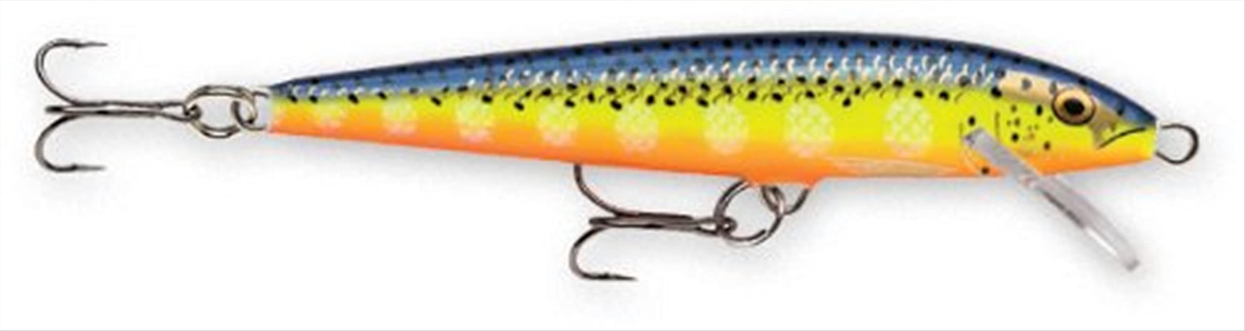 Rapala Original Floater 11 Hot Steel lure for surface and shallow-water fishing