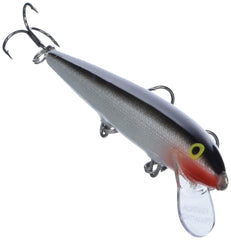 Rapala Original Floater 11 Silver hook detail features premium black nickel VMC hooks.