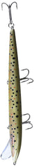 Rapala Original Floater 18 Brown Trout lure, side view, realistic minnow profile for natural presentations.
