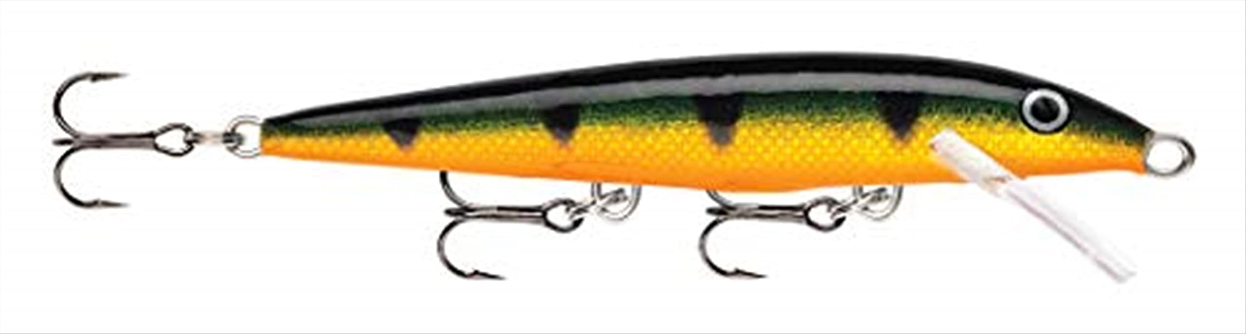 Rapala Original Floater 18 Perch lure with natural minnow action for versatile topwater to mid-depth fishing