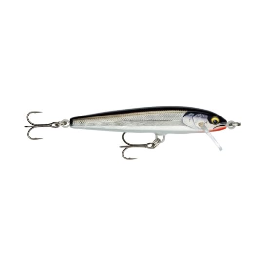 Rapala Original Floater Elite gilded silver lure for trout, bass, and walleye strikes