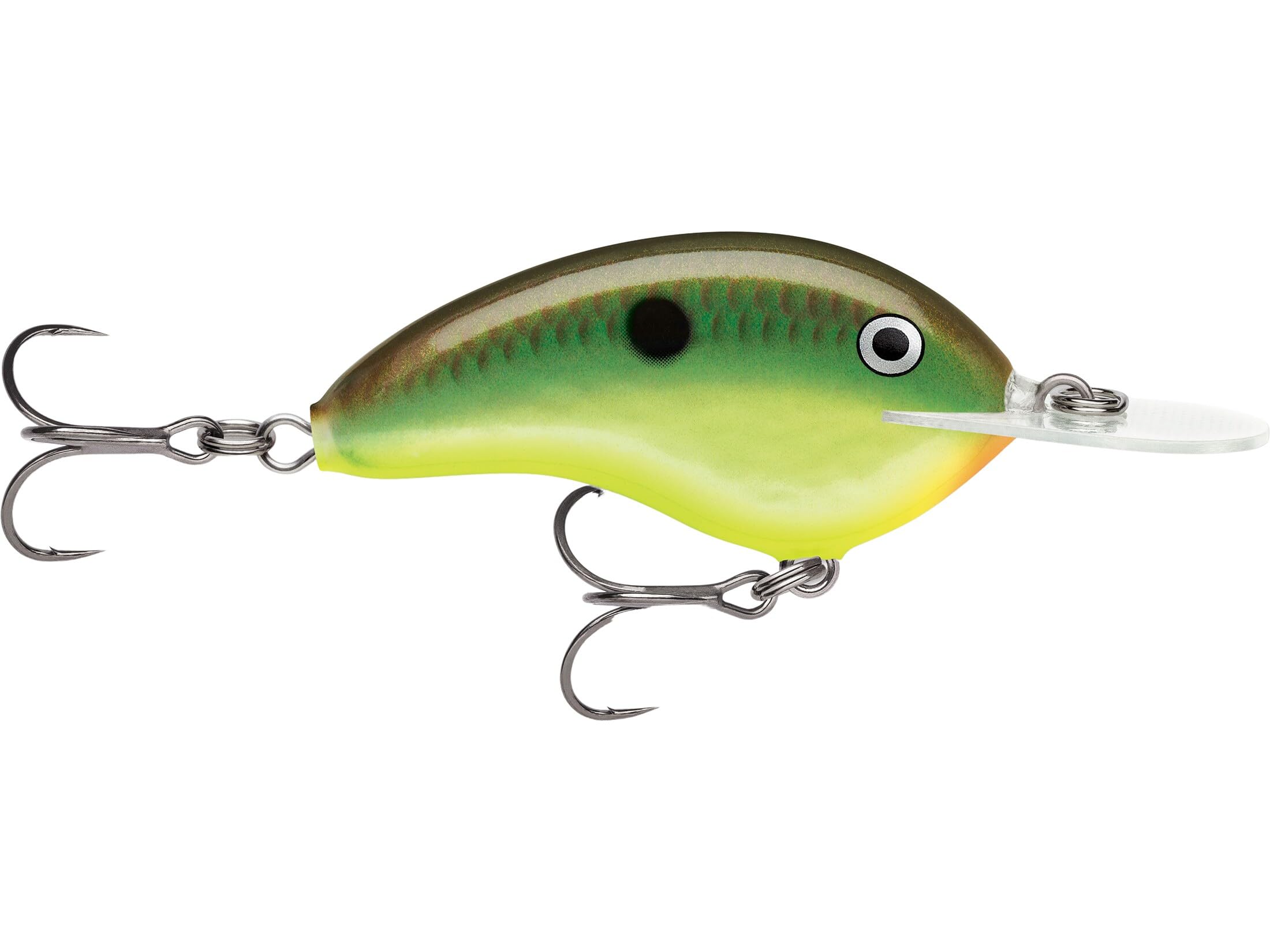 Rapala Ott's Garage Deep Tiny Crankbait with hot copper green shad for versatile bass and pike fishing