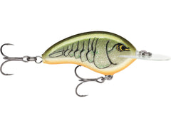 Rapala Ott's Garage Deep Tiny Crankbait; Deep Water Rootbeer Crawdad; deep-water bass lure with tight wobble.