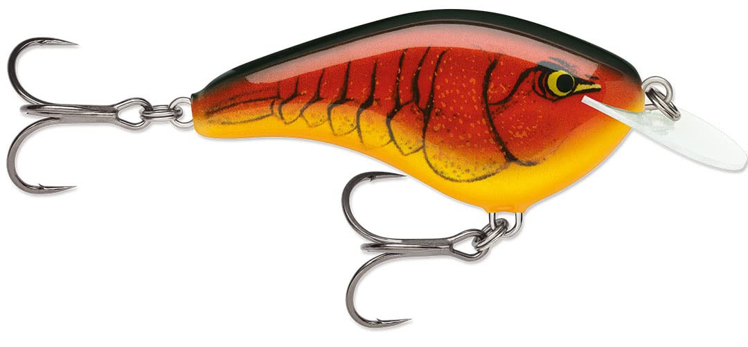 Rapala Ott's Garage Slim Crankbait in Classic Craw color for versatile bass fishing.