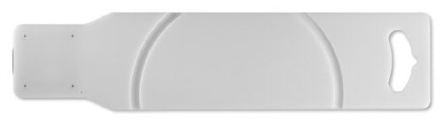 Close-up of the HDPE fillet board with clamp