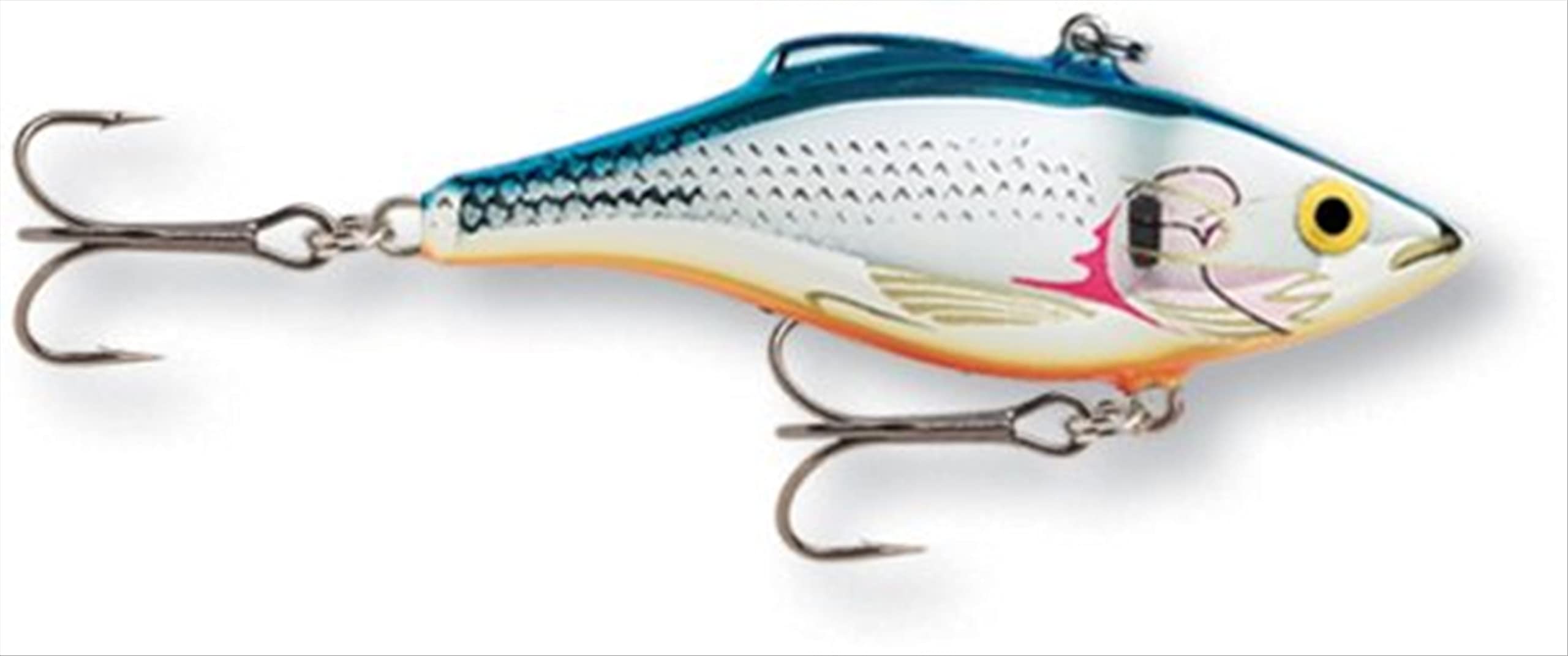 Rapala Rattlin 05 lure in silver blue with lifelike wobble to attract bites