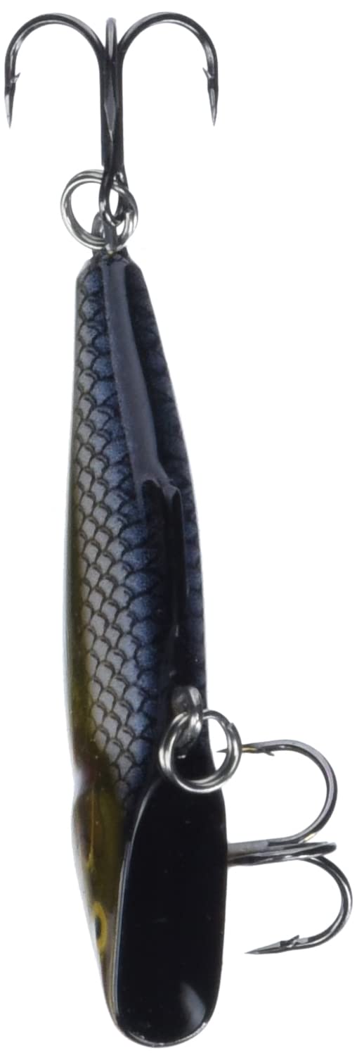 Rapala Rattlin 05 Silver Gold lure close-up of premium hooks