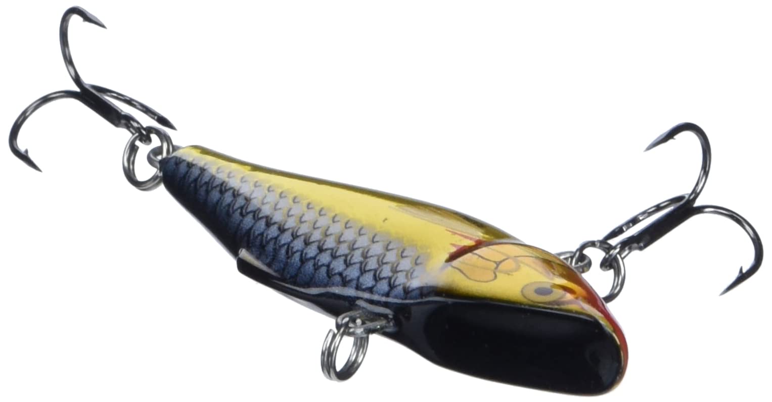 Rapala Rattlin 05 Silver Gold lure paint detail with lifelike finish
