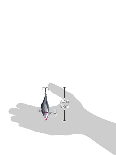 Rapala Rattlin 05 silver packaging-ready lure for instant on-water prep.