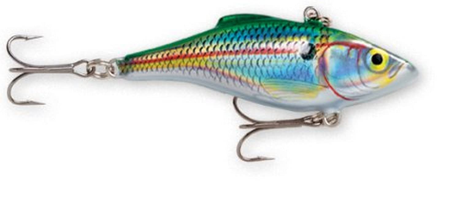 Rapala Rattlin' 07 holographic emerald shad lure with tuned sound for long casts