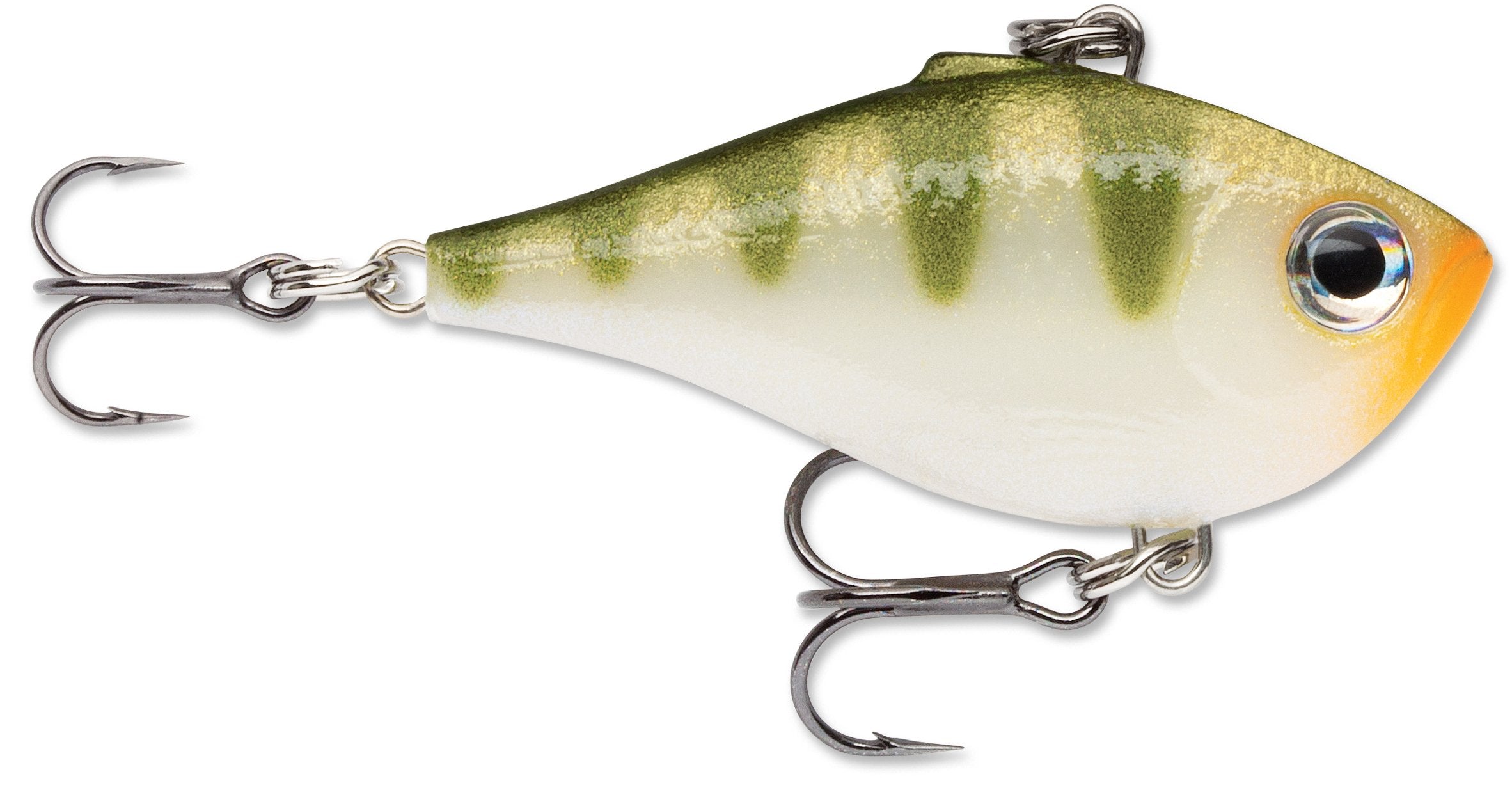 Rapala Rippin' Rap 04 Glow Yellow Perch lure with loud rattle and vivid color for versatile retrieves