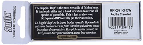 Durable Rapala Rippin' Rap with sharp hooks for reliable performance.