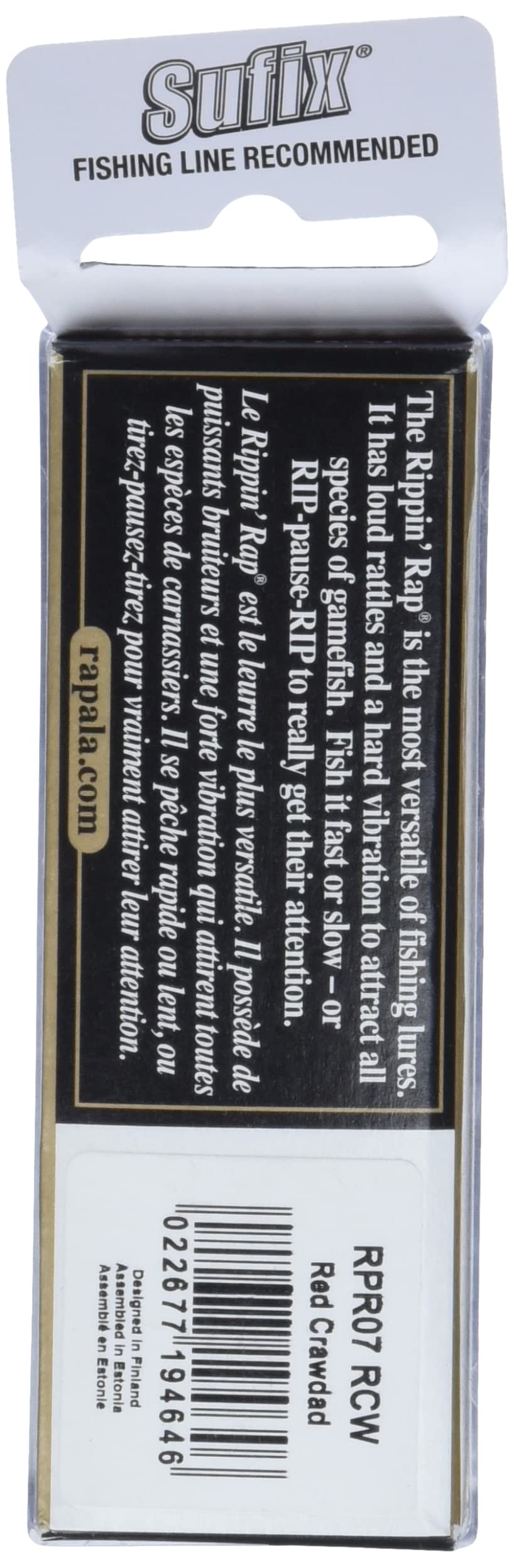 Rapala Rippin' Rap in-water view demonstrates balanced weight for long casts