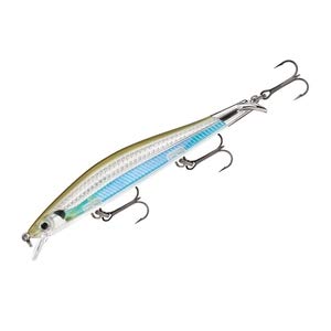 Rapala RipStop Moss Back Shiner action shot with hard stop and tail kick