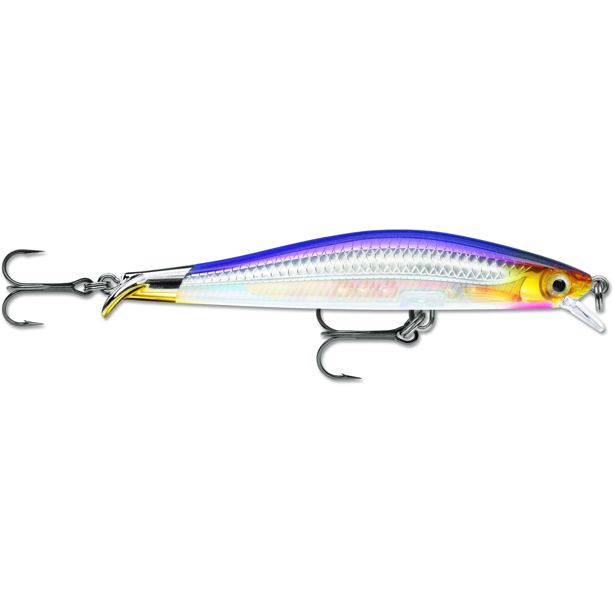 Rapala RipStop Purpledescent lure for fast-ripping action and versatile casting.