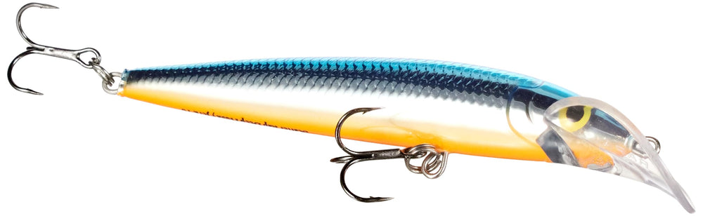 Rapala Scatter Rap Deep Husky Jerk 10 Silver Blue casting-ready for rocky structure